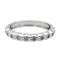 Bague 52 Bague Alliance Or blanc Diamant 58 Facettes 2729273CN