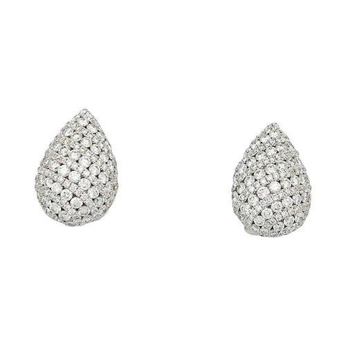 Boucles d'oreilles Boucles d'oreilles pavage diamants. 58 Facettes 31812