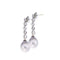 Boucles d'oreilles Boucles d'oreilles pendantes diamants perles de Tahiti 58 Facettes 17797