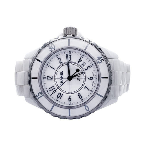 Montre Montre Chanel, "J12", céramique blanche. 58 Facettes 32757