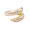 Bague 50 Bague Chaumet, "Tango", or jaune et diamants. 58 Facettes 33282