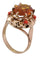 Bague BAGUE ANCIENNE CITRINE ET CORAIL 58 Facettes 047081