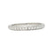 Bague 49 Alliance Tiffany & Co.,"Eternité demi-cercle", platine et diamants. 58 Facettes 31202