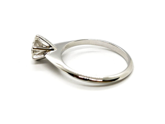 Bague 52 Bague Solitaire Or blanc Diamant 58 Facettes 1236775CN