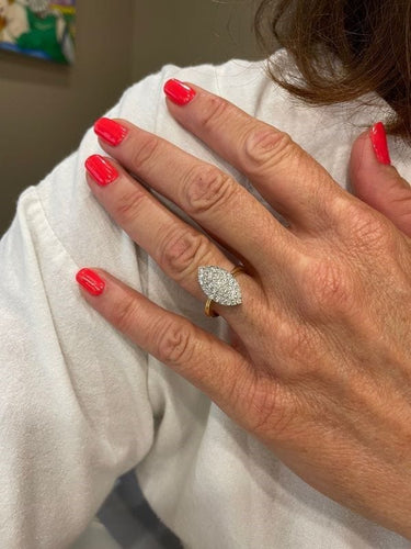 Bague BAGUE MARQUISE DIAMANTS 58 Facettes 054061