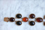 Bracelet ancien or rose et ambre 58 Facettes