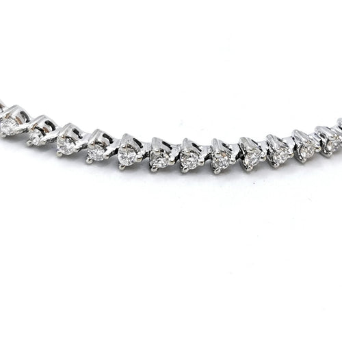 Bracelet Bracelet Ligne Or Blanc Diamant 58 Facettes 2034059CN