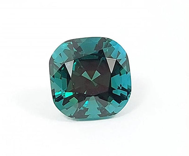 Gemstone Tourmaline sarcelle rare 1.55cts 58 Facettes 67