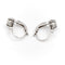 Boucles d'oreilles Boucles d'oreilles Art déco Or blanc Diamant 58 Facettes 1887957CN