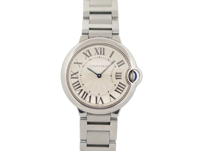 Montre montre CARTIER ballon bleu 36 mm quartz en acier palladie 58 Facettes 255024