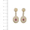 Boucles d'oreilles Boucles d'oreilles rubis et diamants 58 Facettes 28972
