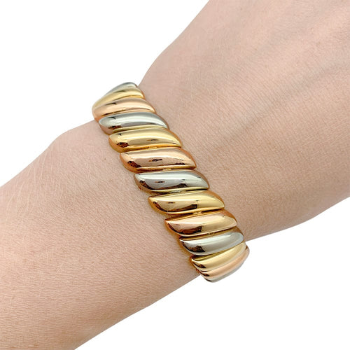 Bracelet Bracelet Poiray en trois tons d'or. 58 Facettes 31570