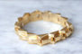 Bracelet Bracelet tank articulé en or jaune 58 Facettes