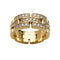 Bague 54 Bague Cartier "Maille Panthère" or jaune et diamants. 58 Facettes 31001