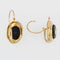 Boucles d'oreilles Dormeuses anciennes or onyx et perles fines 58 Facettes 21-678