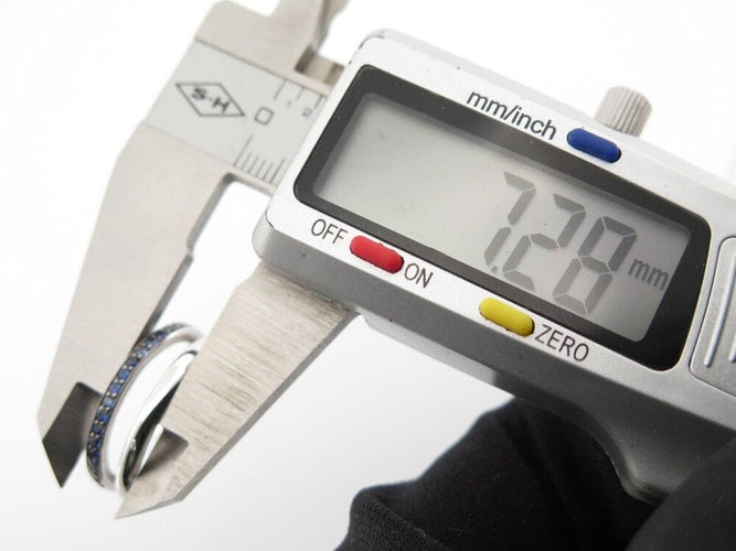 Bague 55 bague POMELLATO together double bague or blanc 18k saphir 58 Facettes 254410