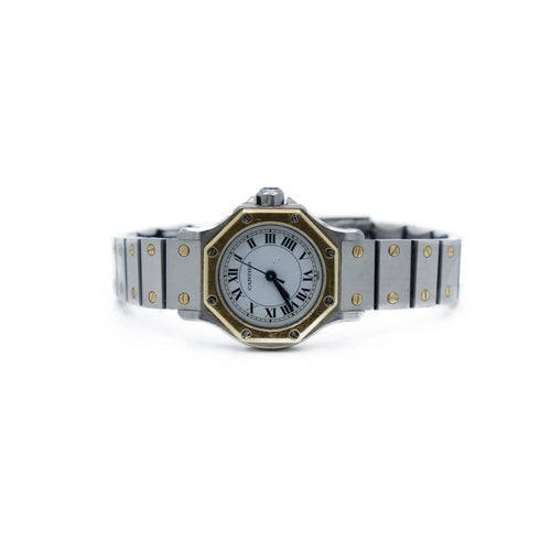 Montre CARTIER - Montre femme Santos Or jaune Acier 58 Facettes REF23110-132