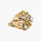 Bague 50 / Or Jaune / Diamants BAGUE "DOME" OR & DIAMANTS 58 Facettes BO/220074