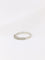 Bague Demi-Alliance or blanc diamants 0,3 ct 58 Facettes J75