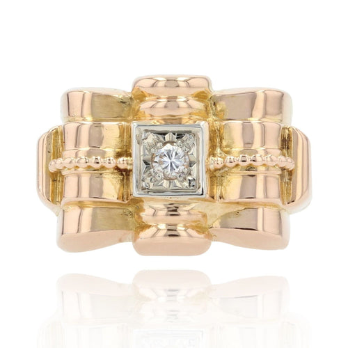 Bague 56 Bague ancienne tank diamant 58 Facettes 19-526B