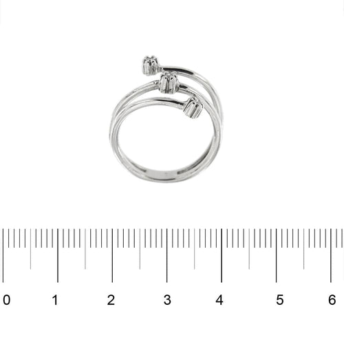 Bague 55 Bague Trilogie diamants 58 Facettes 27557