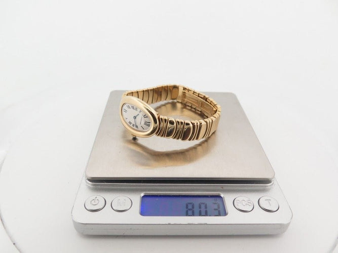 Montre montre CARTIER baignoire pm 31 mm en or jaune 18k quartz 58 Facettes 257010