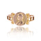 Bague 46 Bague ancienne or rose Vierge Marie 58 Facettes 22-519