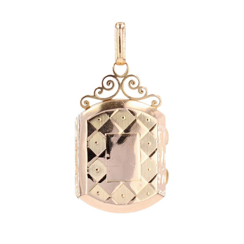 Pendentif Pendentif ancien ouvrant en or rose 58 Facettes 21-800