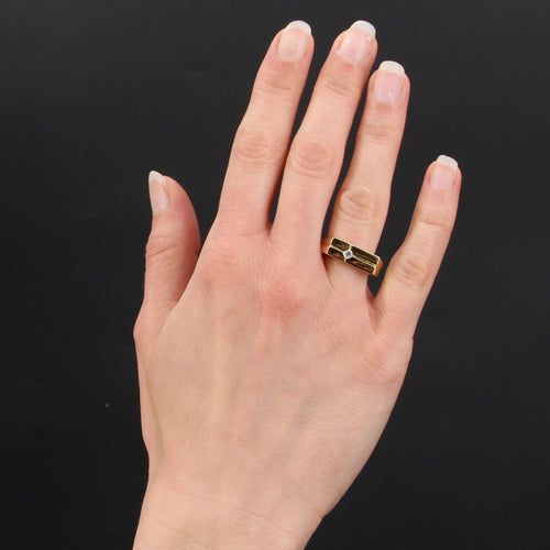 Bague 58 Bague homme or jaune et diamant 58 Facettes 21-692