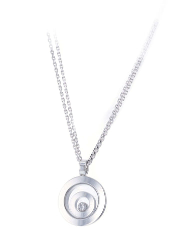 Collier Collier CHOPARD Happy Spirit en Or Blanc 750/1000 58 Facettes 61201-56993