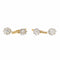 Boucles d'oreilles Boucles d'oreilles Dormeuses Or jaune Diamant 58 Facettes 2569094CN
