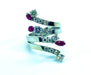 Bague Bague Serpent Or blanc Rubis Diamants 58 Facettes