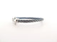 Bracelet bracelet FRED force 10 gm manille en or blanc 18k cable bleu 18cm 58 Facettes 253261