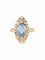 Bague Bague marquise saphir diamants. 58 Facettes