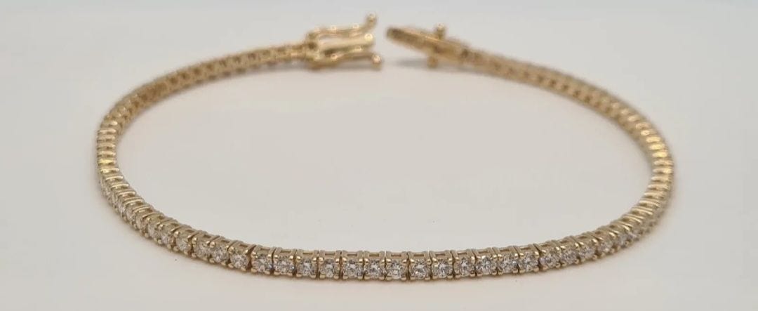 Bracelet Bracelet Rivière Or jaune Diamants 58 Facettes