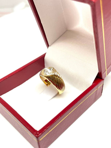 Bague Bague Jonc diamant losange 58 Facettes