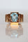 Bague 54 Bague TANK aigue-marine 58 Facettes 542