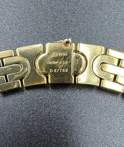 Collier CARTIER - Collier vintage or jaune et diamants 58 Facettes