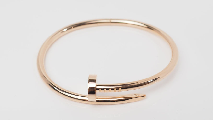 Bracelet 17cm CARTIER - Bracelet Juste un clou Or rose 58 Facettes 32499