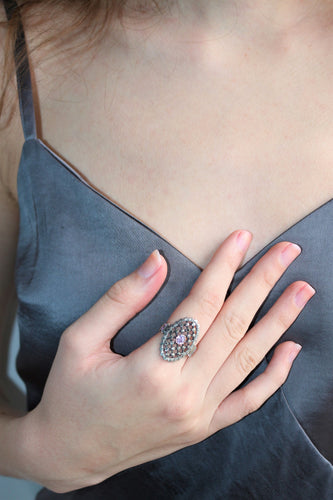 Bague Bague Belle Epoque Résille 58 Facettes 516