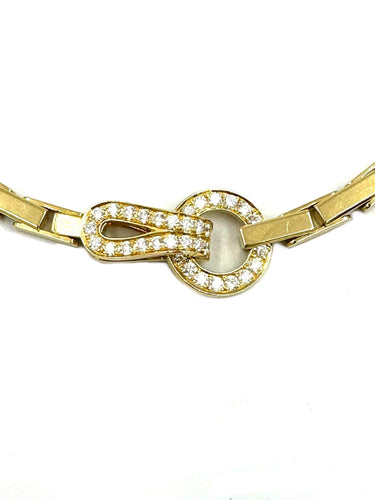 Collier CARTIER. Collier Agrafe diamants 58 Facettes