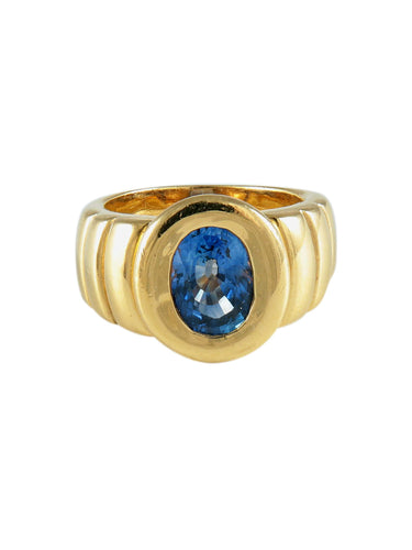 Bague Bague Jonc Saphir 58 Facettes