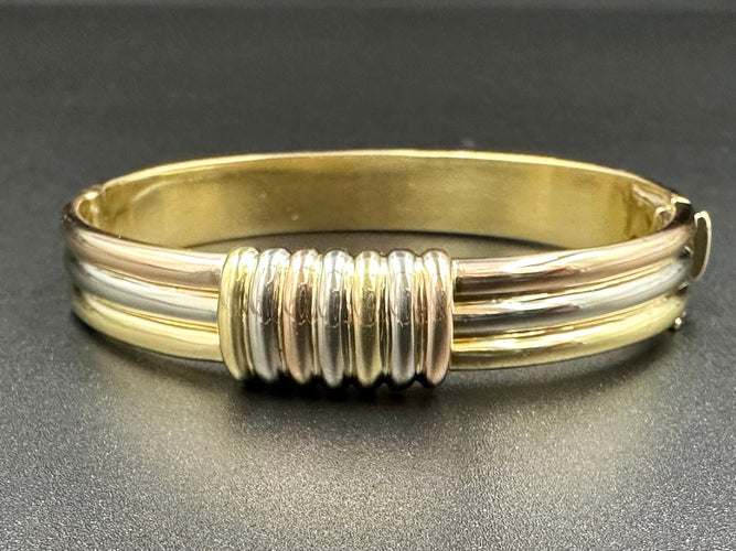Bracelet CARTIER. Rare Bracelet Trinity Vintage 3 ors 58 Facettes