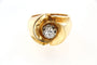 Bague 52 Bague Tank, en Or jaune, diamant 58 Facettes cfmcd