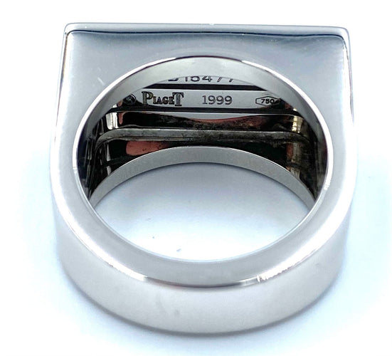 Bague PIAGET. Bague moderniste en or blanc 58 Facettes