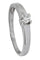 Bague SOLITAIRE MODERNE DIAMANT 0.10 CARAT 58 Facettes 050911