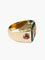 Bague 53 Chanel- Bague Chevalière Citrines, Jade et Or Jaune 58 Facettes