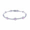 Bracelet Bracelet Saphirs roses 58 Facettes