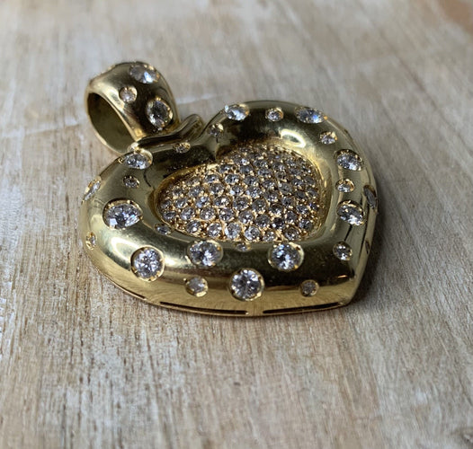 Pendentif Pendentif Coeur avec Diamants 58 Facettes 20400000333/Her