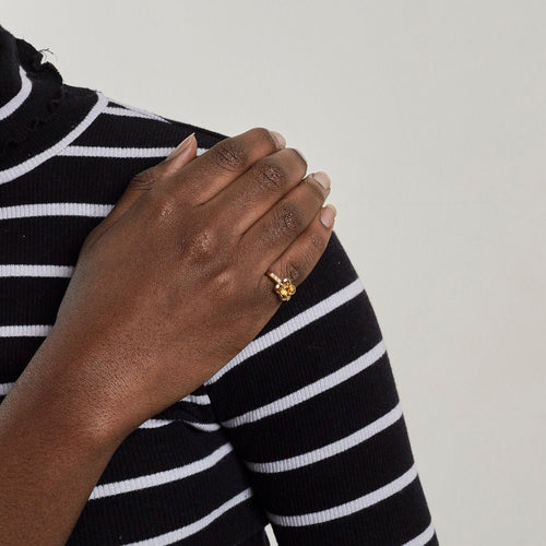 Bague 47 MAUBOUSSIN- Bague Chance of Love Citrine 58 Facettes